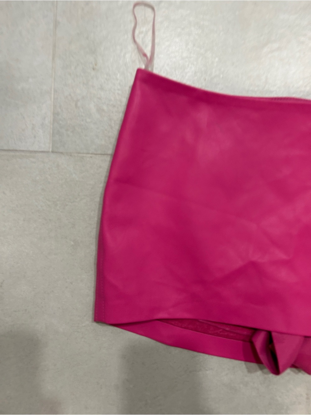 CULTNAKED Mini faux leather skort - Picture 7 of 9